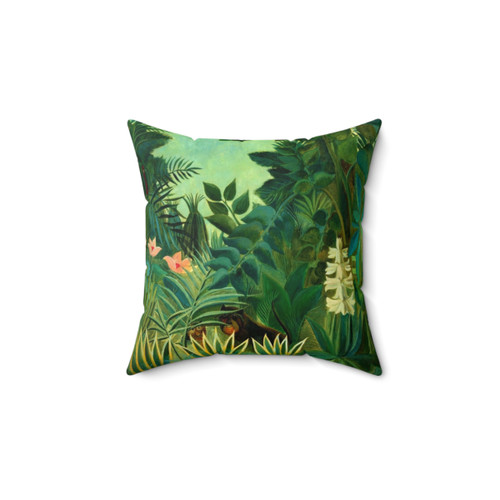 Henri Rousseau Surrealist Jungle Pillow