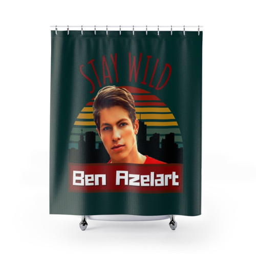 Ben Azelart Stay Wild Shower Curtains