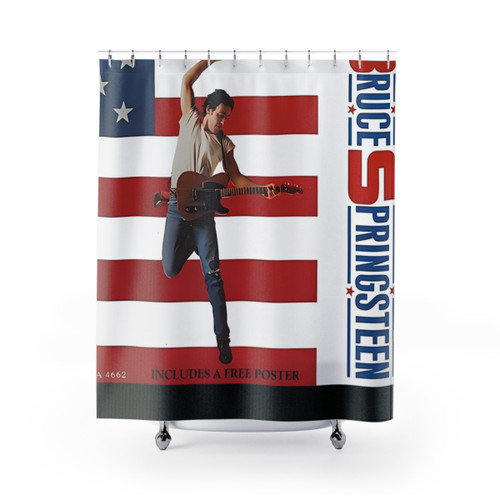 Vintage Bruce Springsteen Shower Curtains
