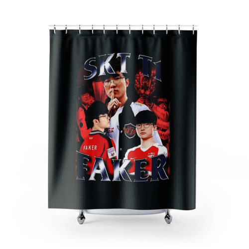 SKT T1 Shower Curtains for Fans