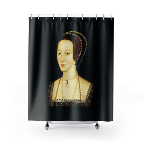 Anne Boleyn Queen of England Shower Curtains