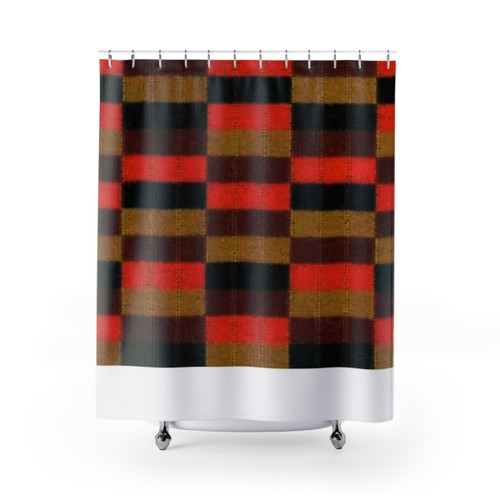 District Line Moquette Shower Curtains