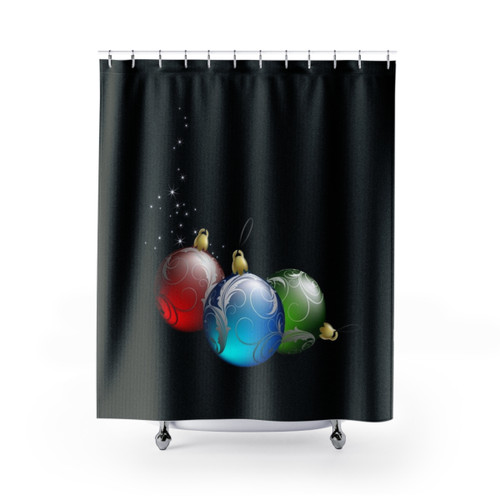 Christmas Balls Shower Curtain