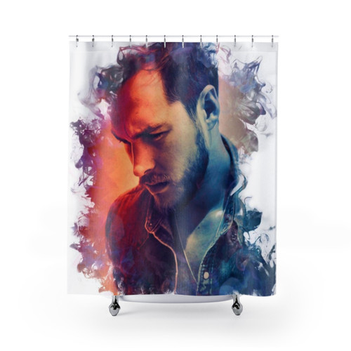 Chris Wood Shower Curtains for Luxury Bathroom Decor
