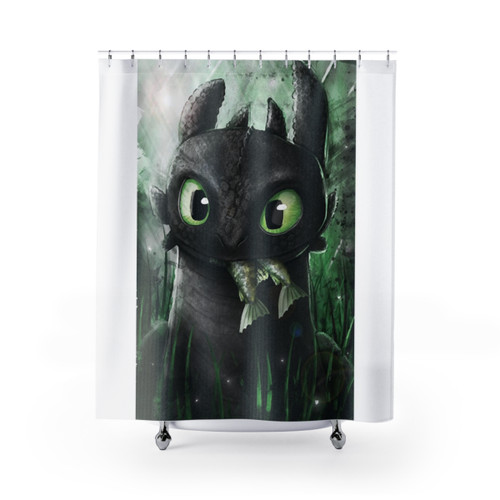 Toothless Dragon Shower Curtains from How to Train Your Dragon