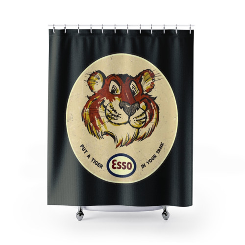 Vintage Oil Company Shower Curtains