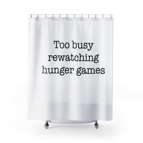 Hunger Games Themed Shower Curtain