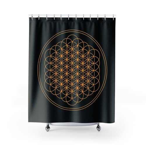 Flower of Life Sempiternal Shower Curtains