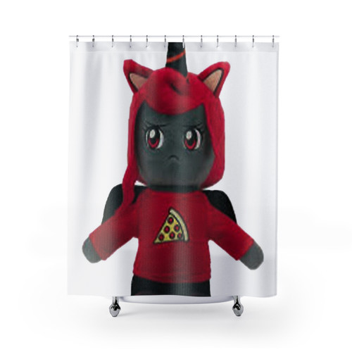 Iamsanna Unicorn Twins Moody Shower Curtain