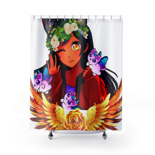 Aphmau Cat Themed Shower Curtain