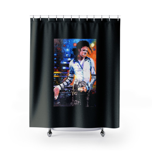 MJ Dance Shower Curtains - Pop Art Design