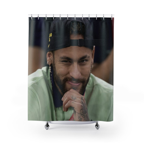Neymar Jr Soccer Shower Curtains