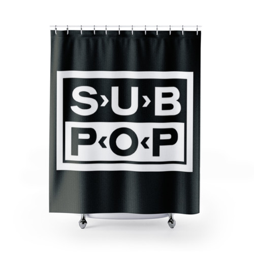 Black Classic Music Shower Curtains