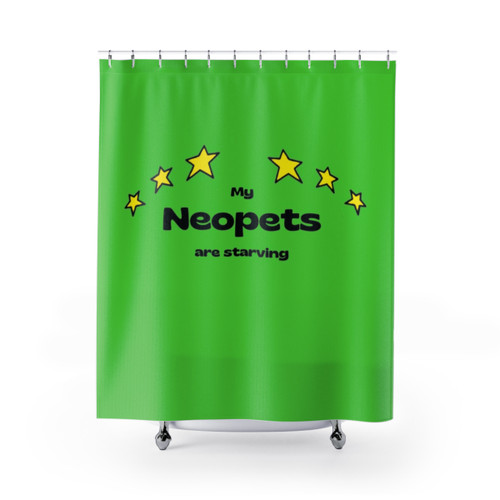 Neopets Themed Shower Curtain