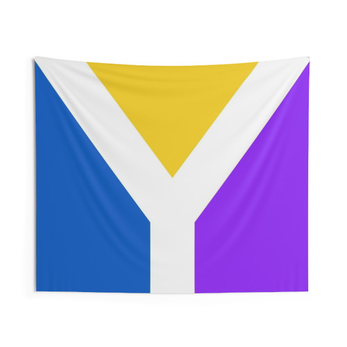 Y Flag Tapestry Wall Art - Patriotic Home Decor