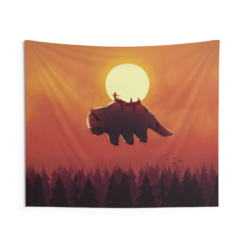 Avatar: The End of All Things Tapestry featuring characters from the TV show