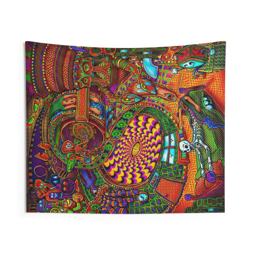 Carnival of the Abyss Psychedelic Tapestry