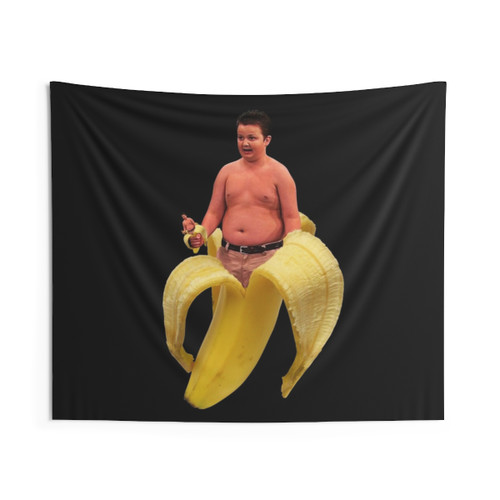 Transcendent Gibby Tapestry - Funny iCarly Meme Wall Art