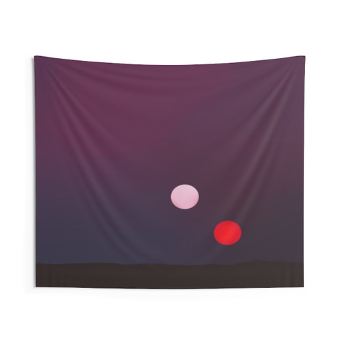 Sunset on Tatooine Star Wars Tapestry