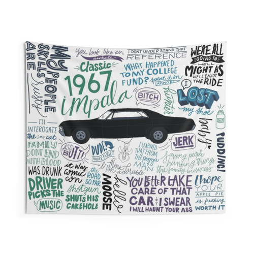 Supernatural Winchester Brothers Tapestry