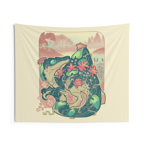 Aquatic Buddies Dinosaur Tapestry