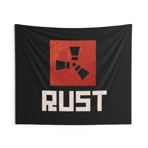 Rust Survival Video Game Tapestry Wall Hanging