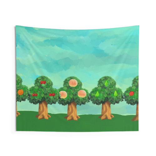 ACNH Trees Tapestry for Nintendo Switch Fans