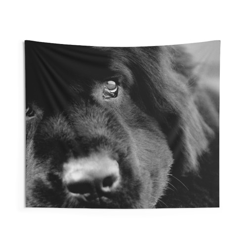 Macie Newfoundland Dog Tapestry Wall Hanging