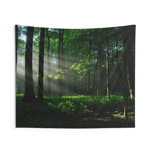 Lighted Forest Tapestry