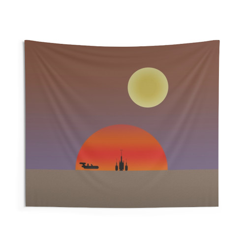TATOOINE SUNSET Star Wars Tapestry