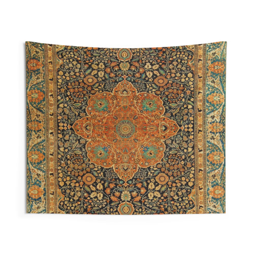 Antique Mohtashem Kashan Persian Rug Tapestry