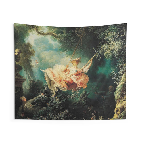 HD. The Swing by Fragonard Baroque Tapestry