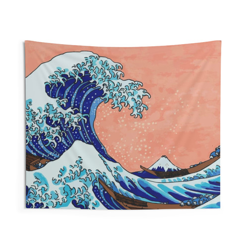 The Great Wave of Kanagawa Tapestry Wall Hanging