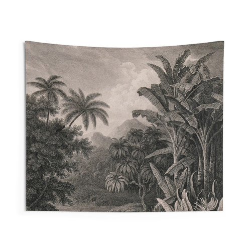 Tropical Landscape Boho Wall Tapestry