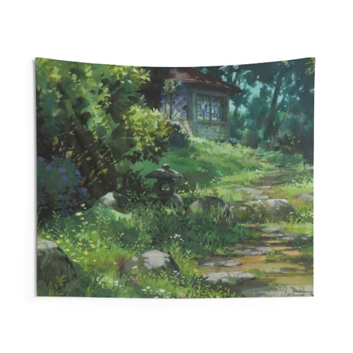 Anime Magical Forest Scenery Tapestry
