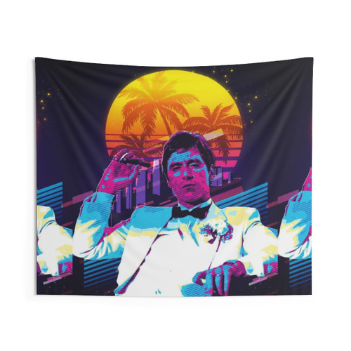 Scarface movie tapestry featuring Al Pacino