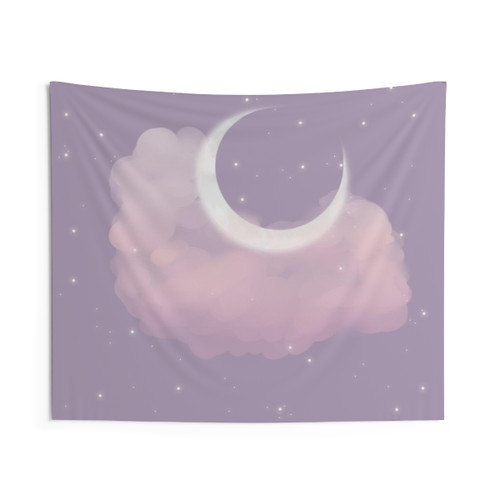 Purple Moon Tapestry