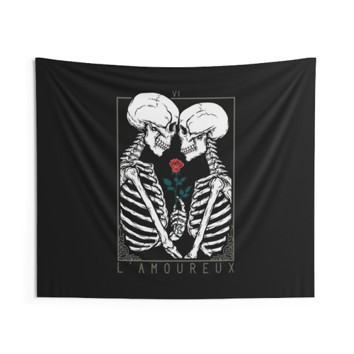 The Lovers Tarot Tapestry Wall Hanging