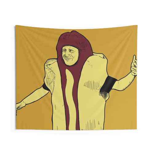 Hot Dog Car Crash Tapestry from I Think You Should Leave