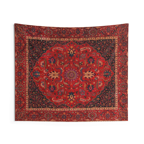Vintage Red Persian Rug Tapestry