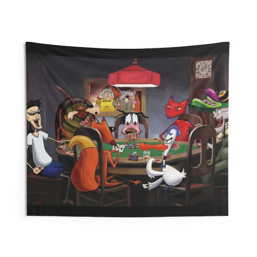 Courage the Cowardly Dog Tapestry