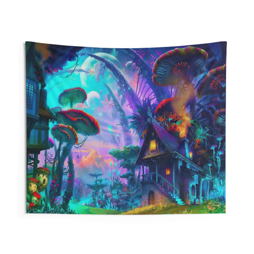 Psychedelic Space Tapestry for Home Decor