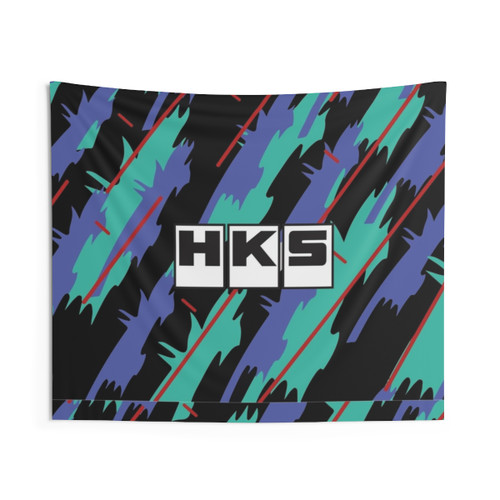HKS Retro Pattern JDM Tapestry