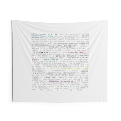 The 1975 Tapestry Featuring Love It If We Made It Album Art