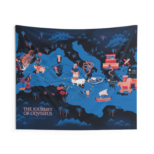 Odyssey Map Constellation Tapestry