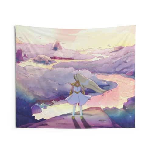 She-Ra Overlooking the World of Etheria Tapestry
