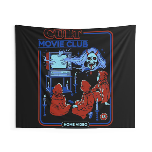 Cult Movie Club Retro Tapestry