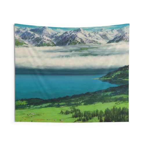 Studio Ghibli Landscape Tapestry