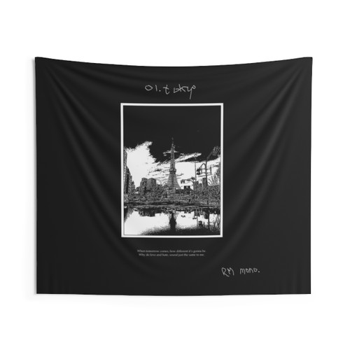RM Mono. Tokyo Tapestry - BTS Fanart Wall Hanging