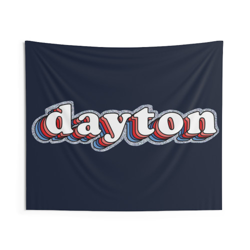 Dayton Glitter Tapestry - University of Dayton Wall Decor